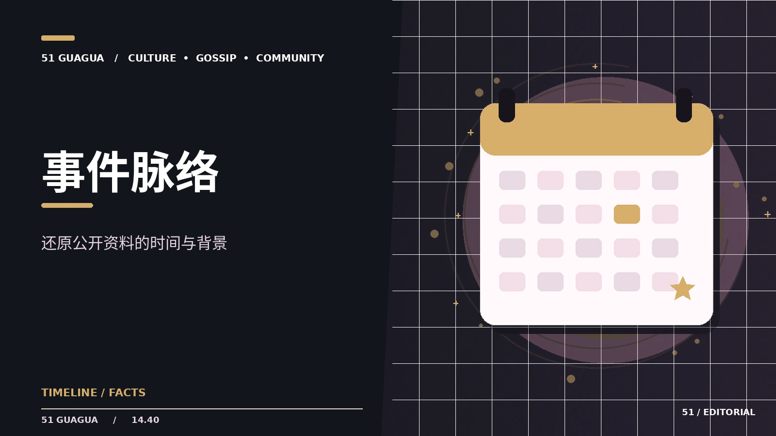 公共事件时间线的整理方法